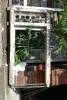 Product image 1 of the product “Antique door made from teak wood with top square carving, 145cm length, 16cm width, and 275cm height ”